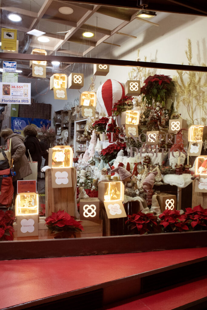 Els llums de Nadal il·luminen el comerç 2023: Floristeria Iris